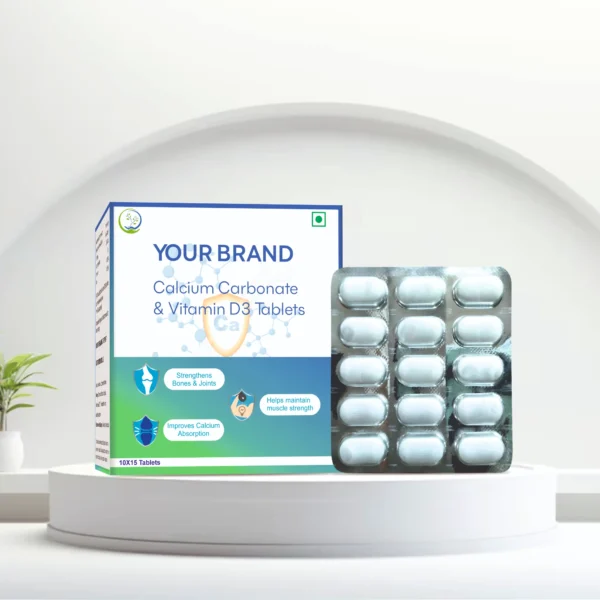 Calcium Carbonate & Vitamin D3 Tablets